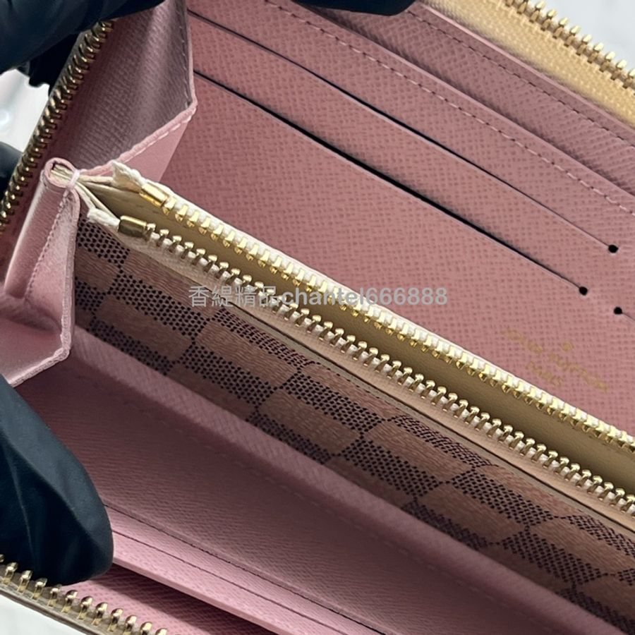 💗香緹國際精品💗572 LV 白棋盤格長夾-9