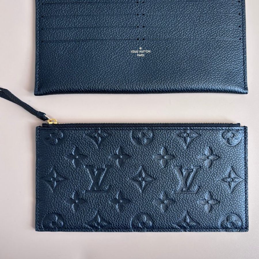 ::LOUIS VUITTON:: LV M82477 Félicie Pochette 黑色牛皮壓花紋 WOC三合一 金鏈斜背包-21
