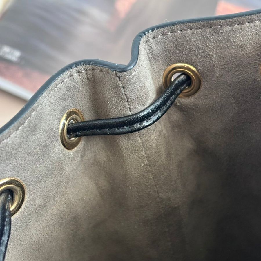 ::FENDI:: 經典滿版花紋 Mon Tresor 壓印LOGO 水桶包 手提包 斜背包-23