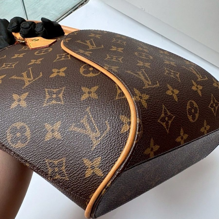 LV 老花小號貝殼手提包-7