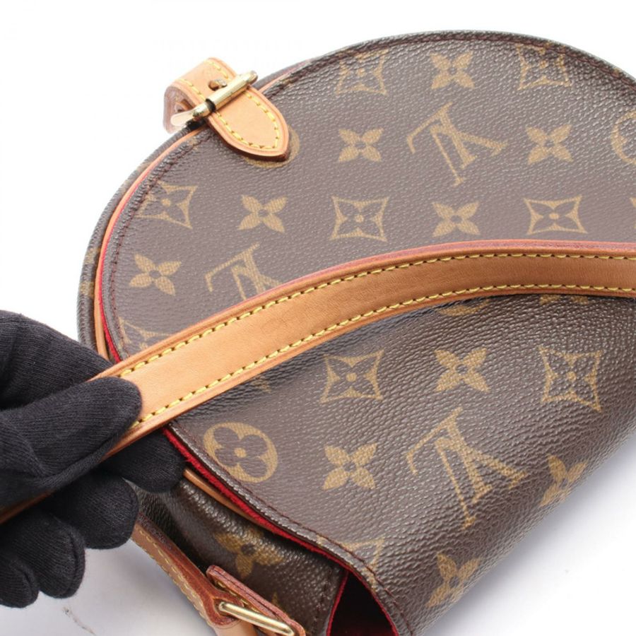 路易威登 Tambourin 單肩斜背包 M51179 Monogram 帆布 二手 女士-9