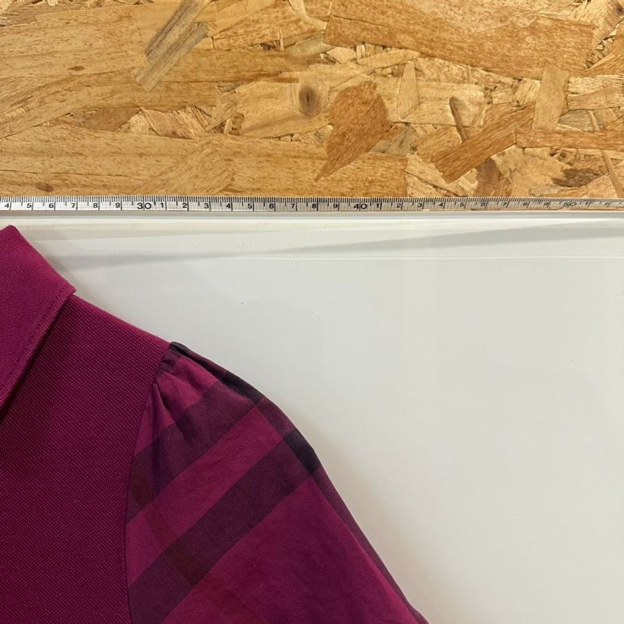 【美收精品】BURBERRY 紫色POLO衫 4-218【隔月月中將轉賣至日本 上架期限30天】-7