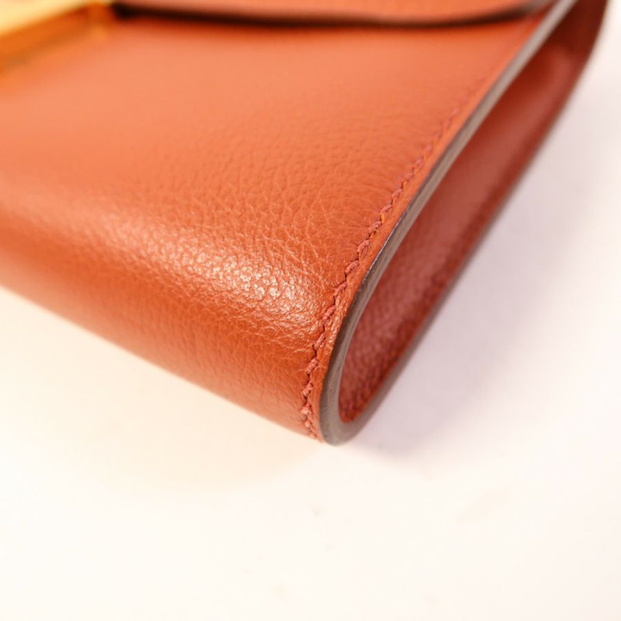 HERMES Evercolor皮革Constance To Go金扣肩背袋-10