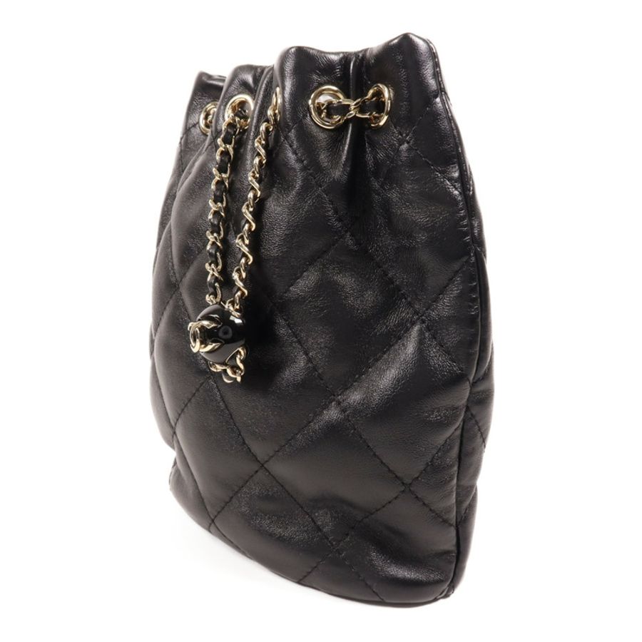 CHANEL 【激減優惠】牛皮皮革Rucksack金扣背包-2