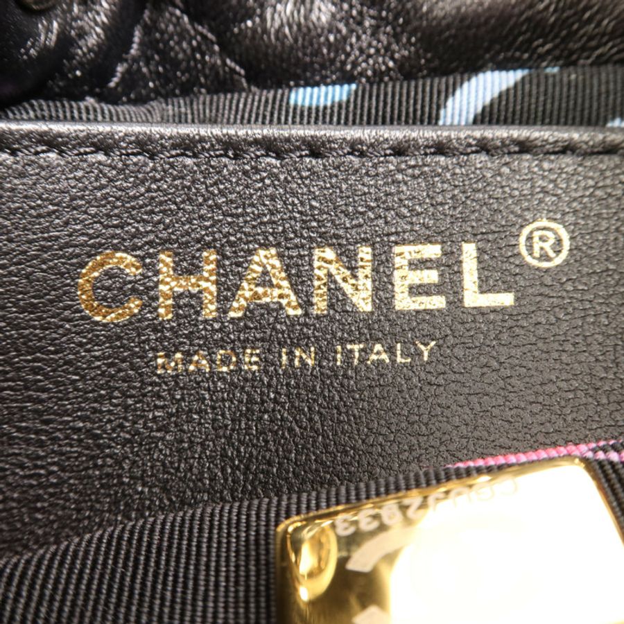 CHANEL 【激減優惠】牛皮皮革Rucksack金扣背包-5