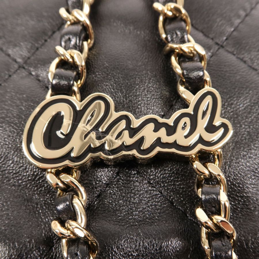 CHANEL 【激減優惠】牛皮皮革Rucksack金扣背包-7