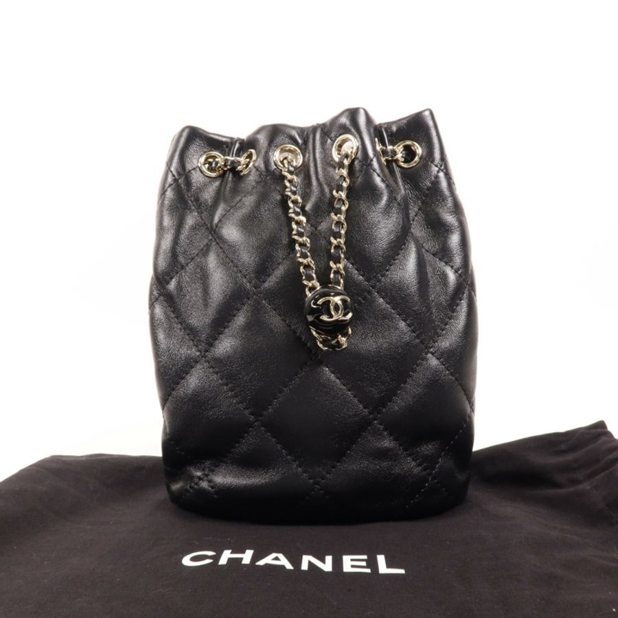 CHANEL 【激減優惠】牛皮皮革Rucksack金扣背包-9
