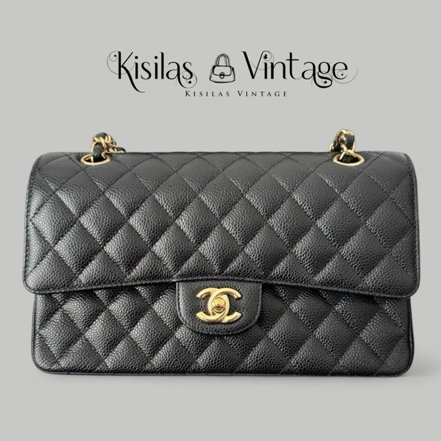 Chanel Caviar CF25金扣-0
