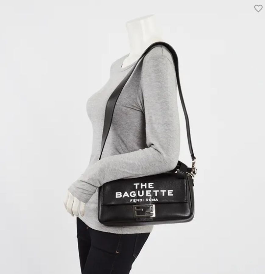 FENDI × Marc Jacobs 25週年聯名 Baguette｜黑色小牛皮｜收藏級｜完整配件-3