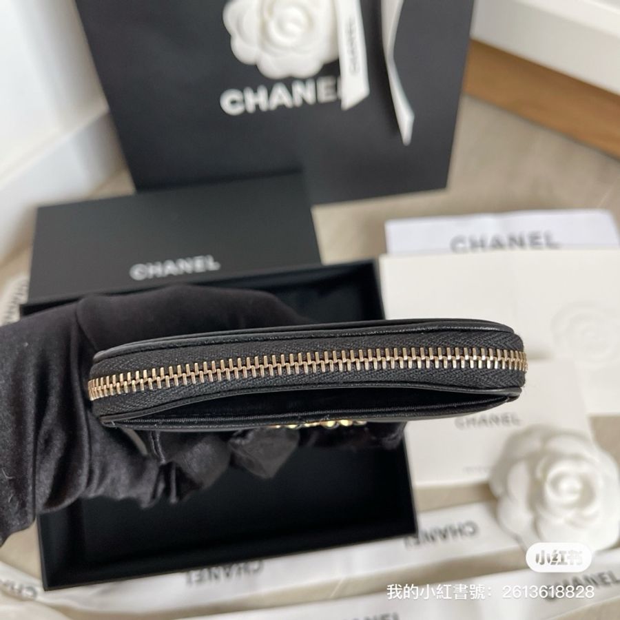 Chanel19吐司零錢包-3