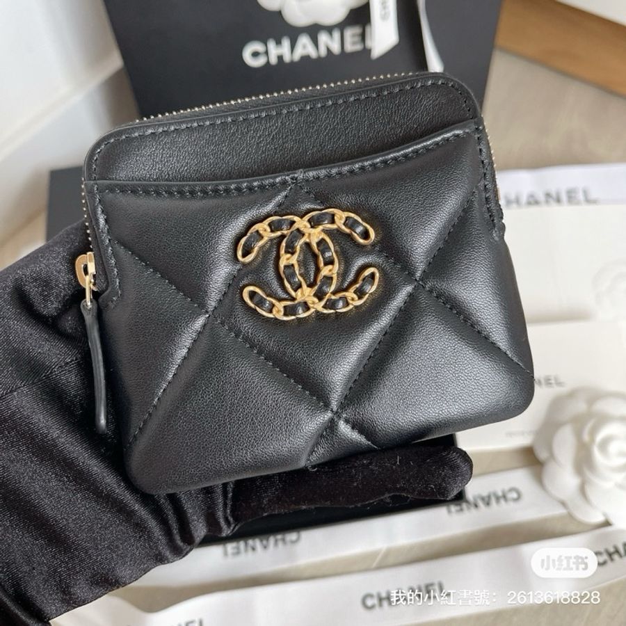 Chanel19吐司零錢包-5