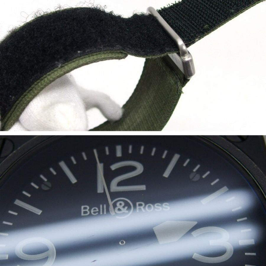 Bell & Ross Aviation BR03-92 男士手錶，黑色錶盤-4