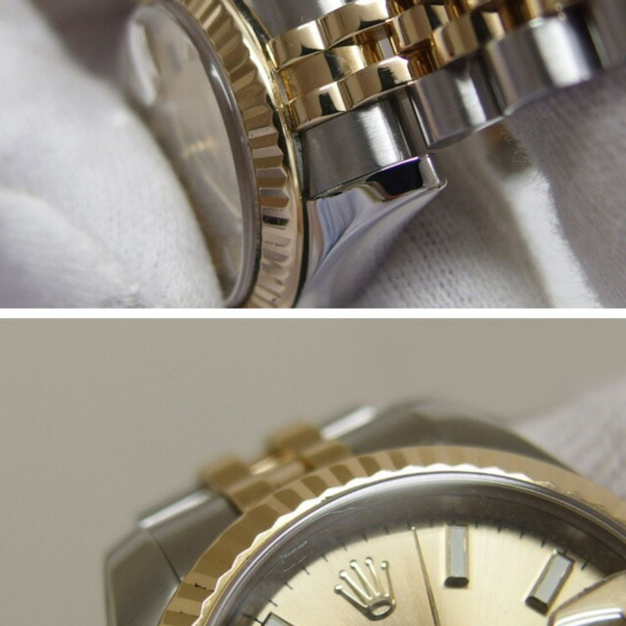 勞力士 Datejust 18K 黃金和不鏽鋼女士手錶 179173-8