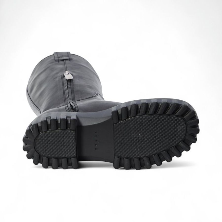 🎉新品好折扣✨Hogan 女款 H700 厚底皮革長靴 黑色/增高7.6公分 EU36/36.5/37/37.5/38/38.5/39/40 (購買請告知所需尺寸)-8
