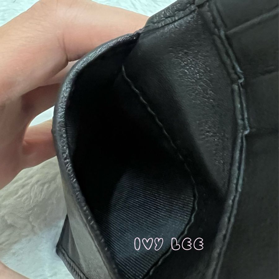 Gucci Micro Guccissima 經典黑 雙折皮夾 256408 短夾 正品 二手精品-9