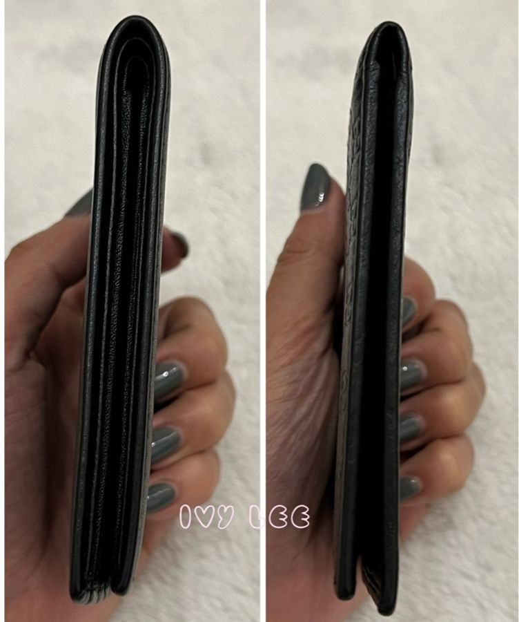 Gucci Micro Guccissima 經典黑 雙折皮夾 256408 短夾 正品 二手精品-11