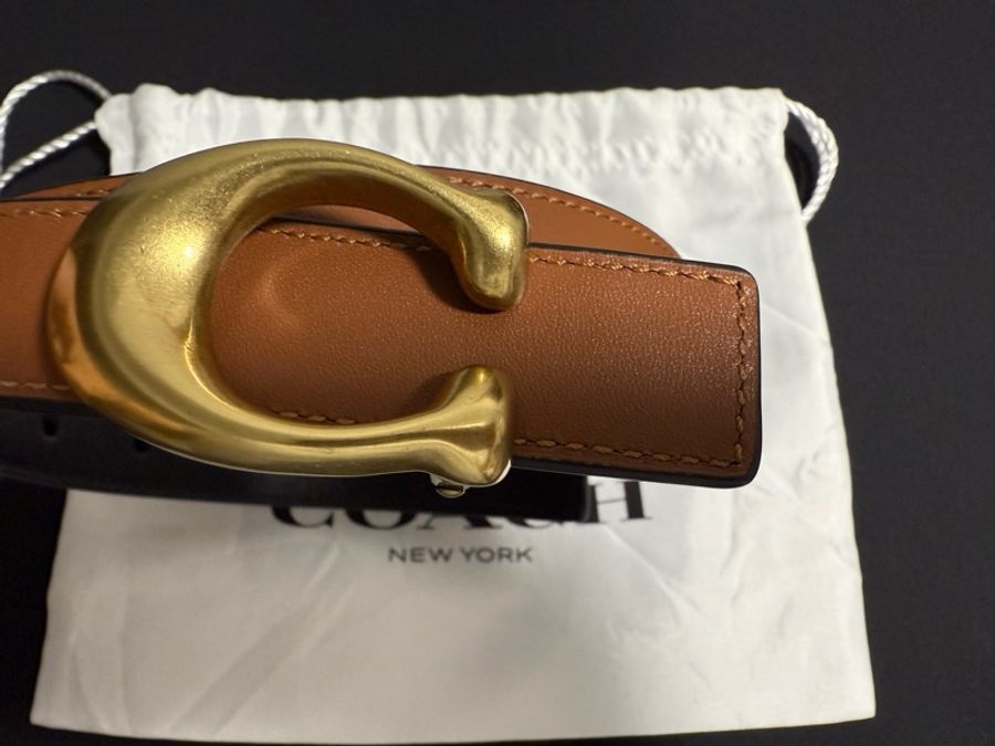 COACH 2.5 腰帶 皮帶 可雙面使用-7