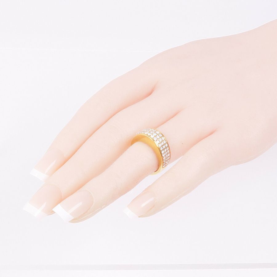 PIAGET 18K黃金Diamond Ring鑽石戒指PIAGET#51/US#5.5-6