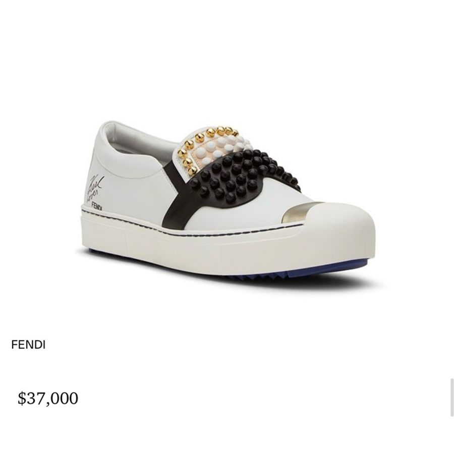 (全新品🎁) FENDI 老佛爺限量聯名款 尺碼35 專櫃37000!-13
