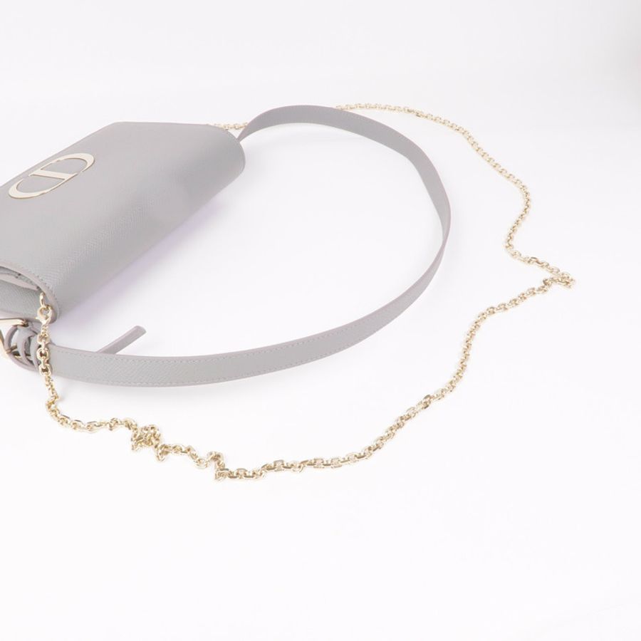Dior 【激減優惠】牛皮皮革Chain Shoulder Bag金扣鏈帶肩背袋-4