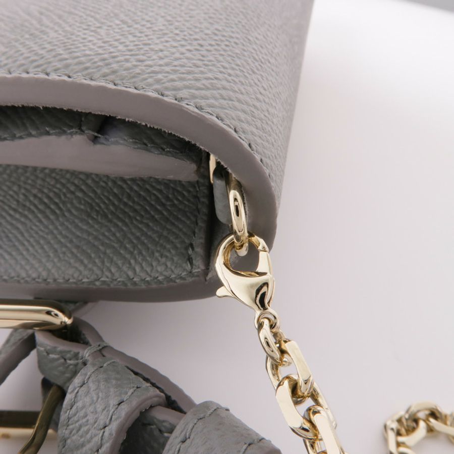 Dior 【激減優惠】牛皮皮革Chain Shoulder Bag金扣鏈帶肩背袋-5