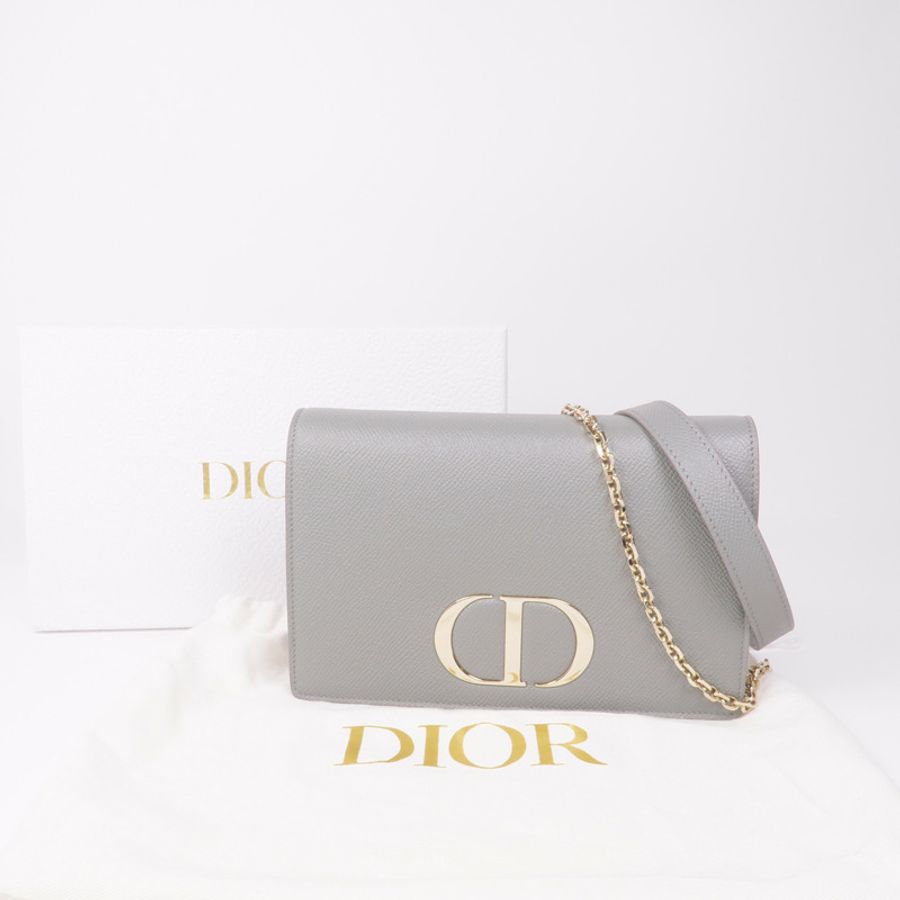 Dior 【激減優惠】牛皮皮革Chain Shoulder Bag金扣鏈帶肩背袋-18