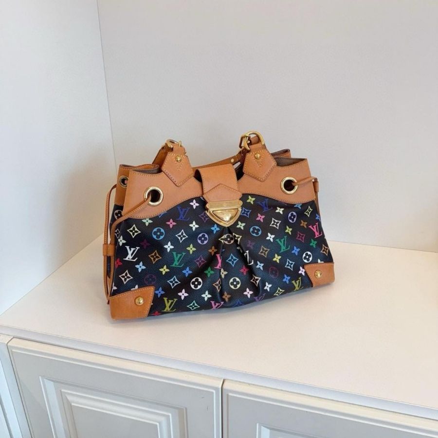 LV tote 黑三彩-4