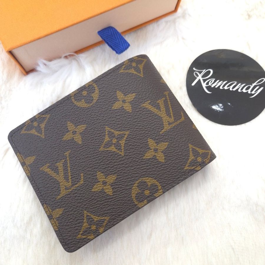Louis Vuitton LV 經典老花短夾 棕色-1