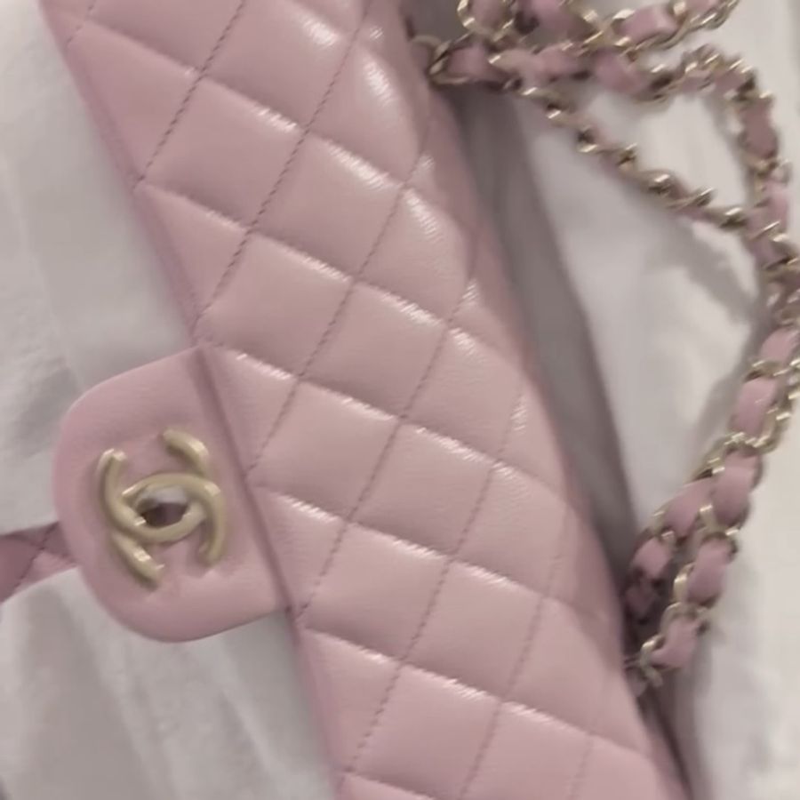 🎀 超低價!全新CHANEL CF23 FLAPBAG(ROSE)淺粉紅色🎀 售出不退貨。可以再購買!-4