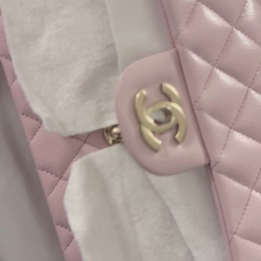 🎀 超低價!全新CHANEL CF23 FLAPBAG(ROSE)淺粉紅色🎀 售出不退貨。可以再購買!-11