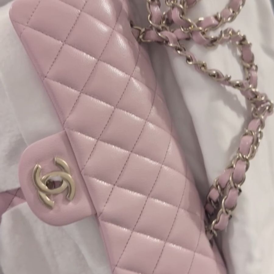 🎀 超低價!全新CHANEL CF23 FLAPBAG(ROSE)淺粉紅色🎀 售出不退貨。可以再購買!-12