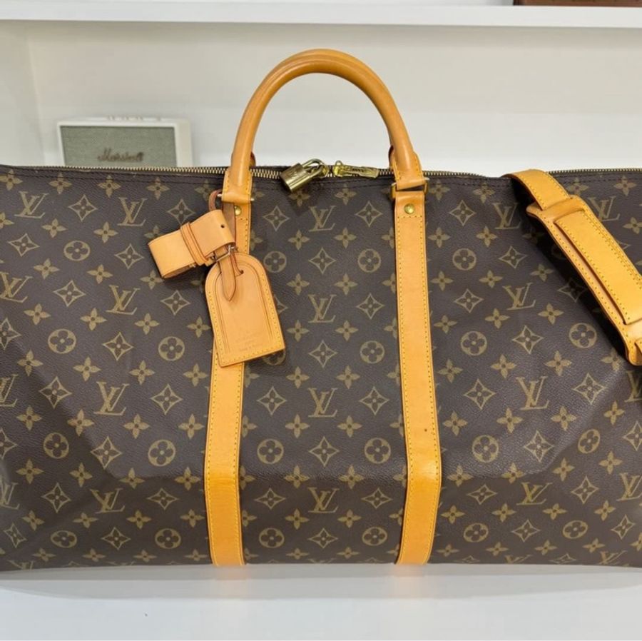 （極新🎁） LV Keepall 60 經典老花 旅行袋 專櫃10.6萬！-2