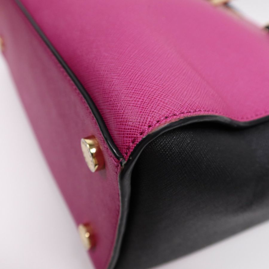 Michael Kors 牛皮皮革2 way Shoulder Bag金扣手挽肩背兩用袋-4