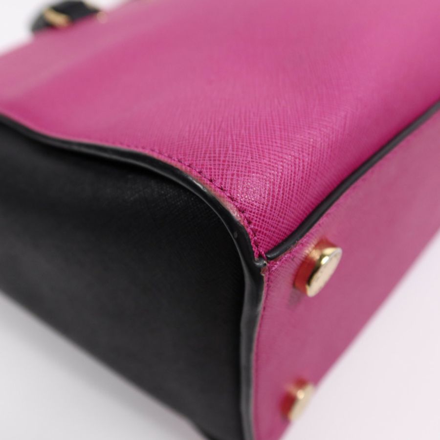 Michael Kors 牛皮皮革2 way Shoulder Bag金扣手挽肩背兩用袋-5