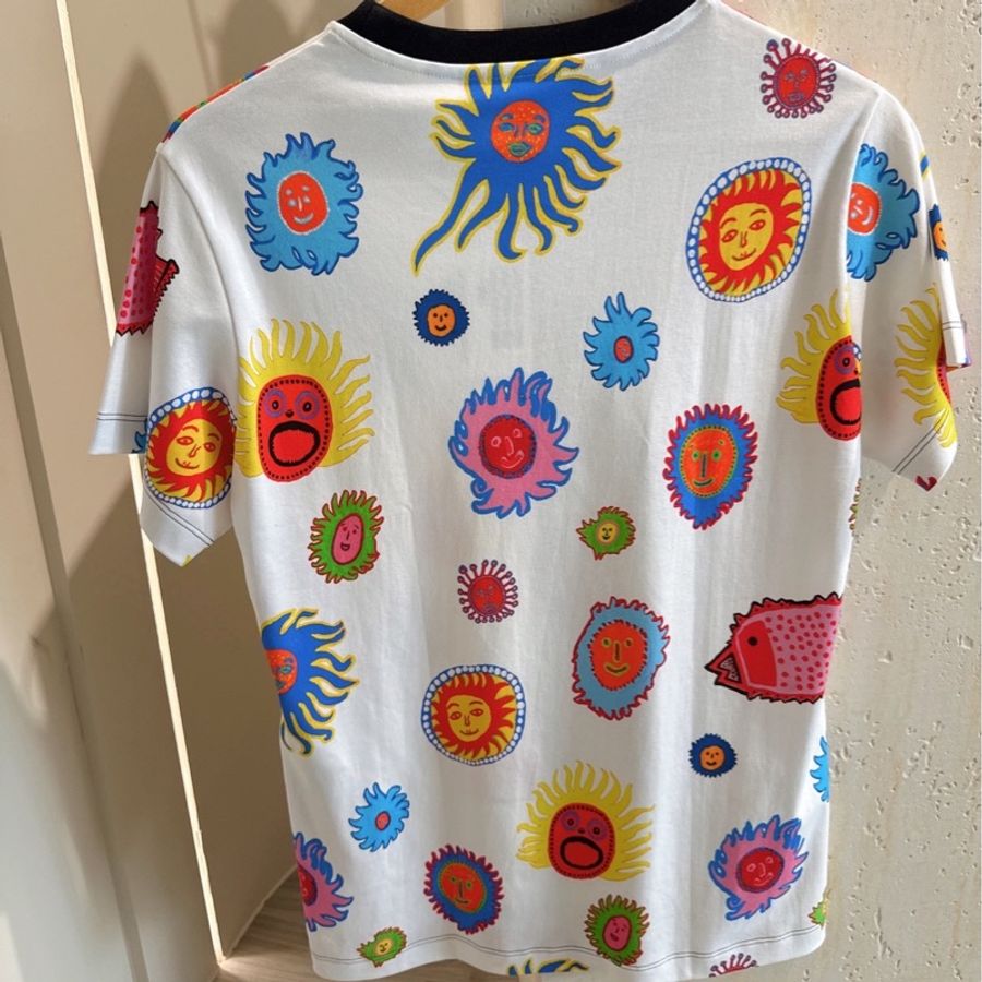 LV x 草間彌生 聯名款彩色太陽短袖 size:L-6