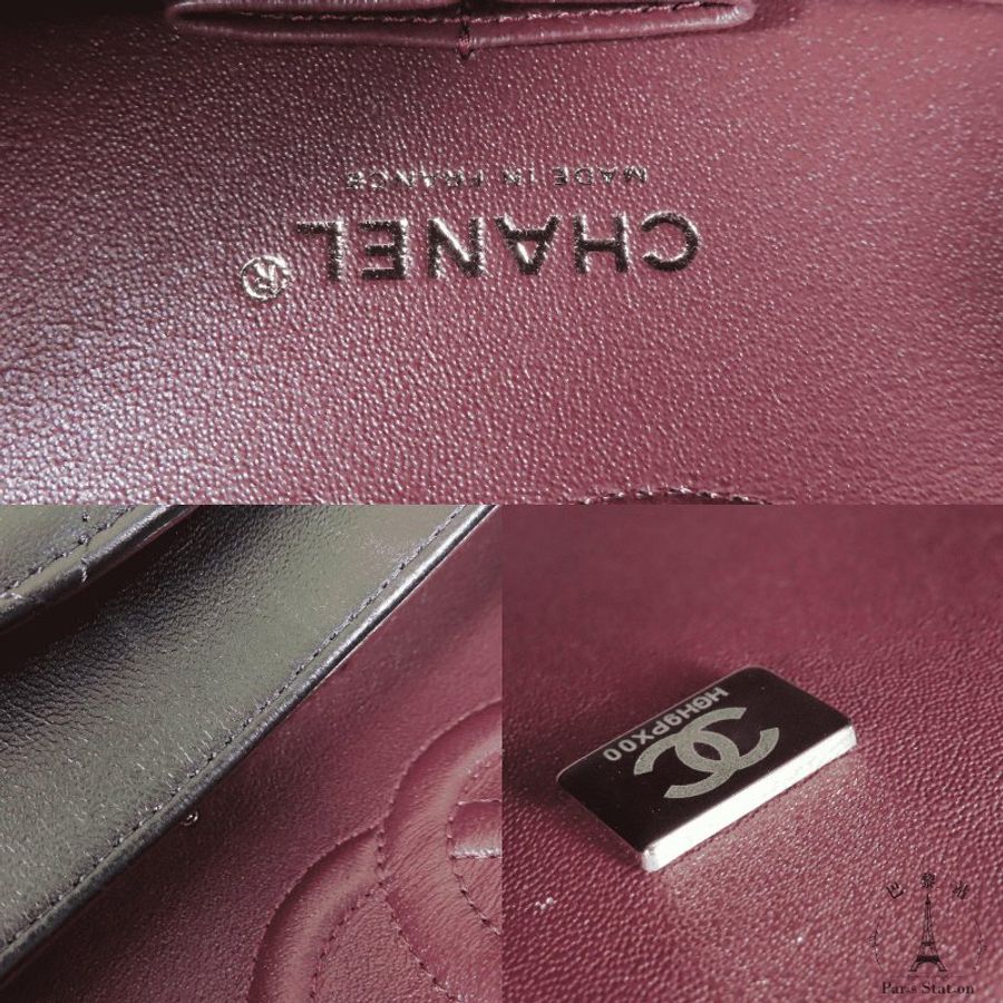 【巴黎站二手名牌專賣店】*現貨*CHANEL香奈兒真品*經典黑菱格羊皮金雙C COCO 25 金鏈肩背包-8