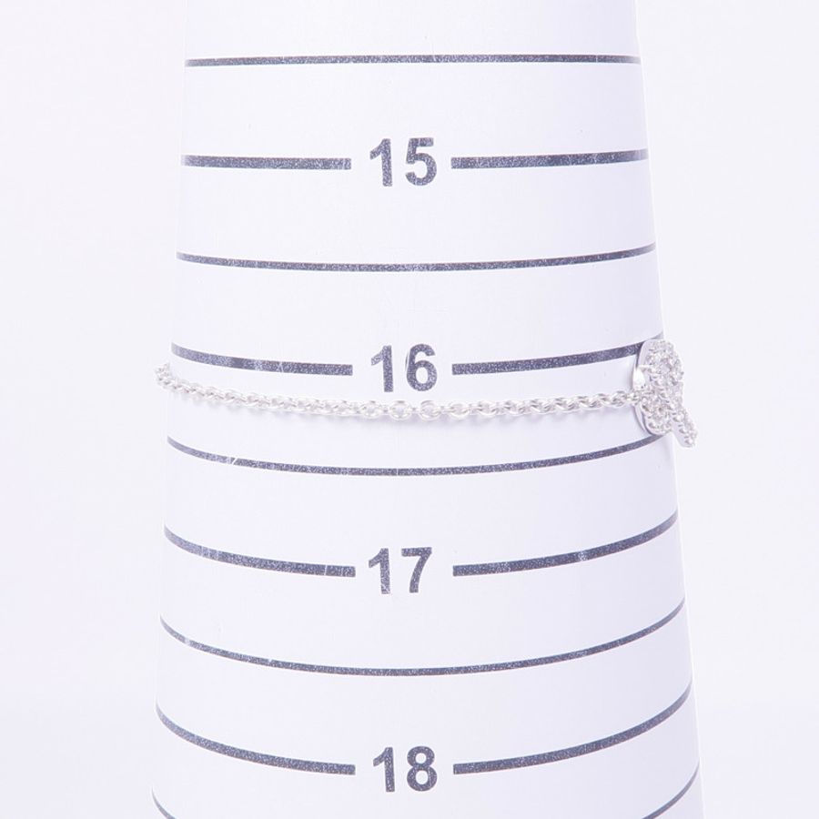 HERMES 18K白金Finesse Bracelet鑽石手鏈-10