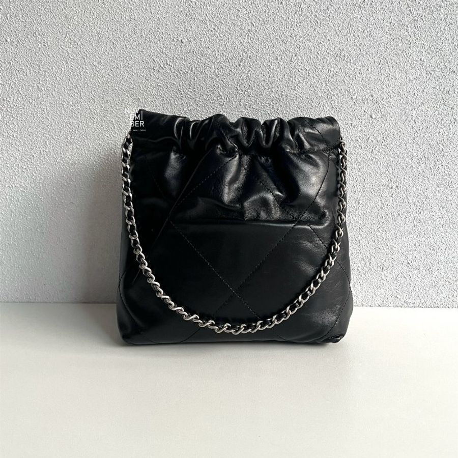 99新🆕 Chanel 香奈兒 22 bag mini 黑色銀釦-5