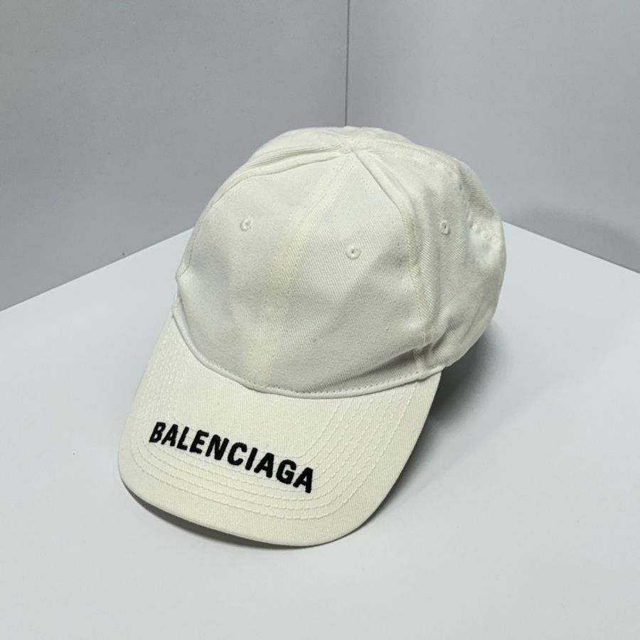 (帥潮必備😎) Balenciaga 巴黎世家 白色棒球帽 專櫃19500!-2
