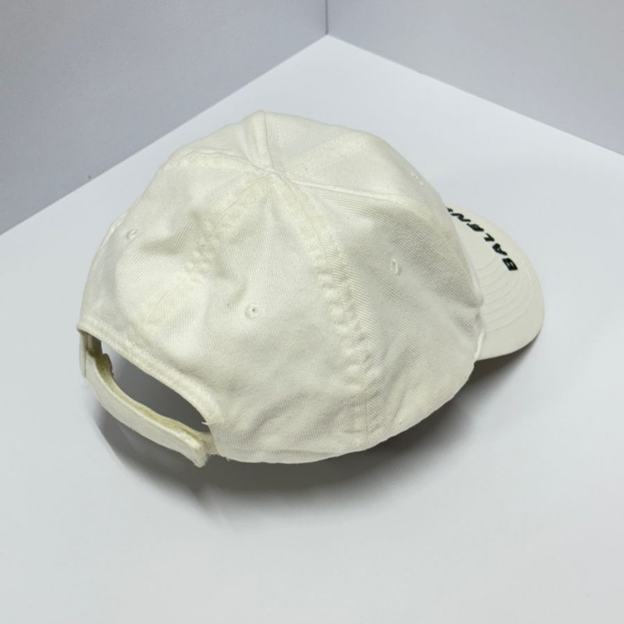 (帥潮必備😎) Balenciaga 巴黎世家 白色棒球帽 專櫃19500!-4