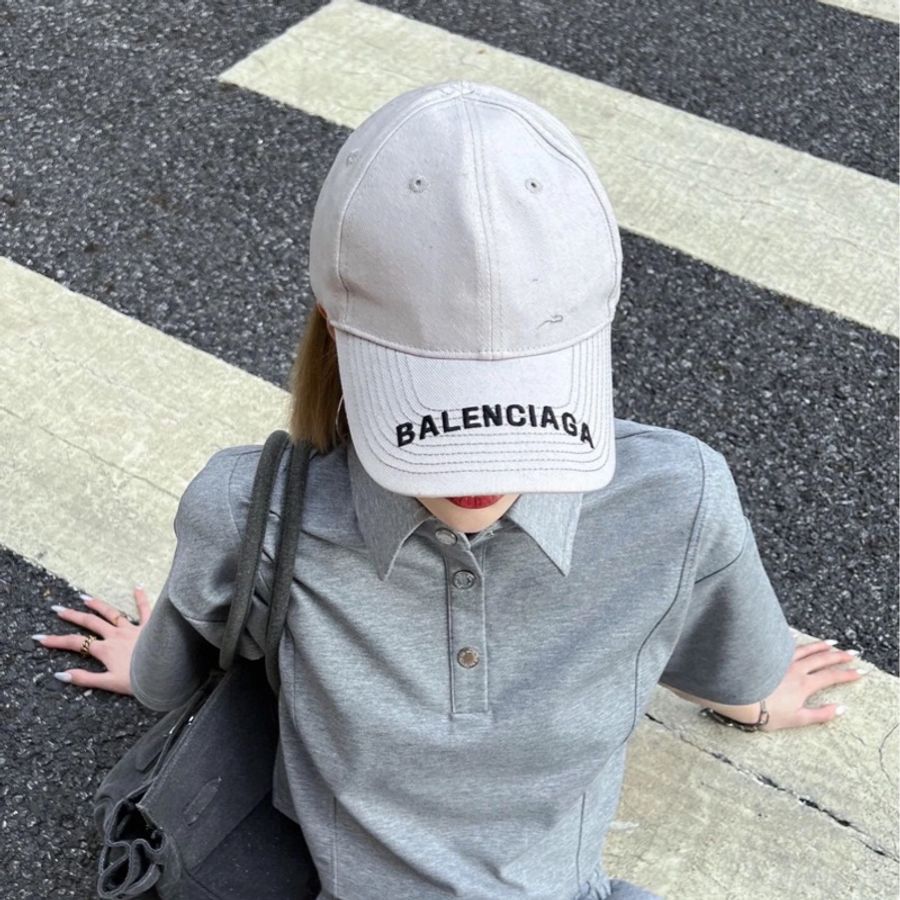 (帥潮必備😎) Balenciaga 巴黎世家 白色棒球帽 專櫃19500!-11