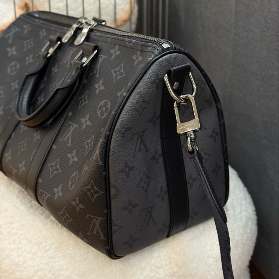 (保留中)Lv keepall35 黑武士 ✨最新晶片款-2