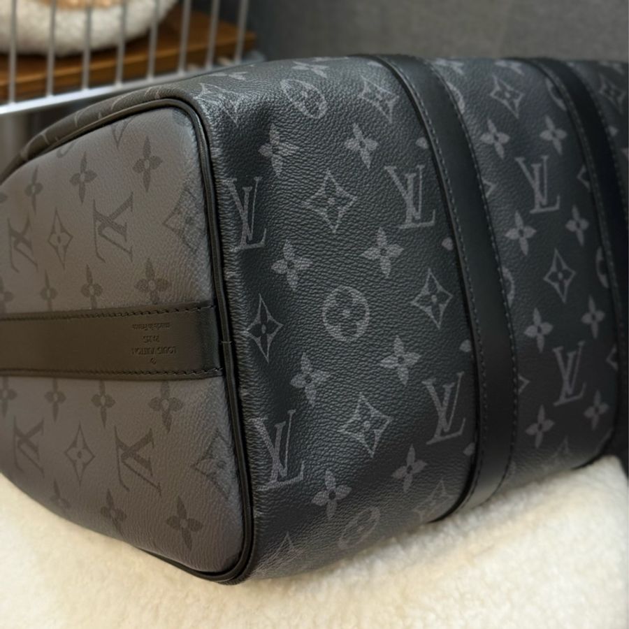 (保留中)Lv keepall35 黑武士 ✨最新晶片款-4