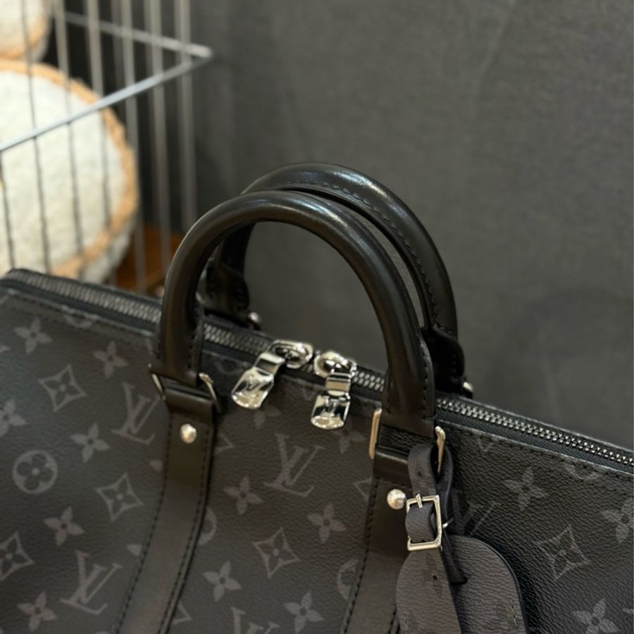 (保留中)Lv keepall35 黑武士 ✨最新晶片款-13