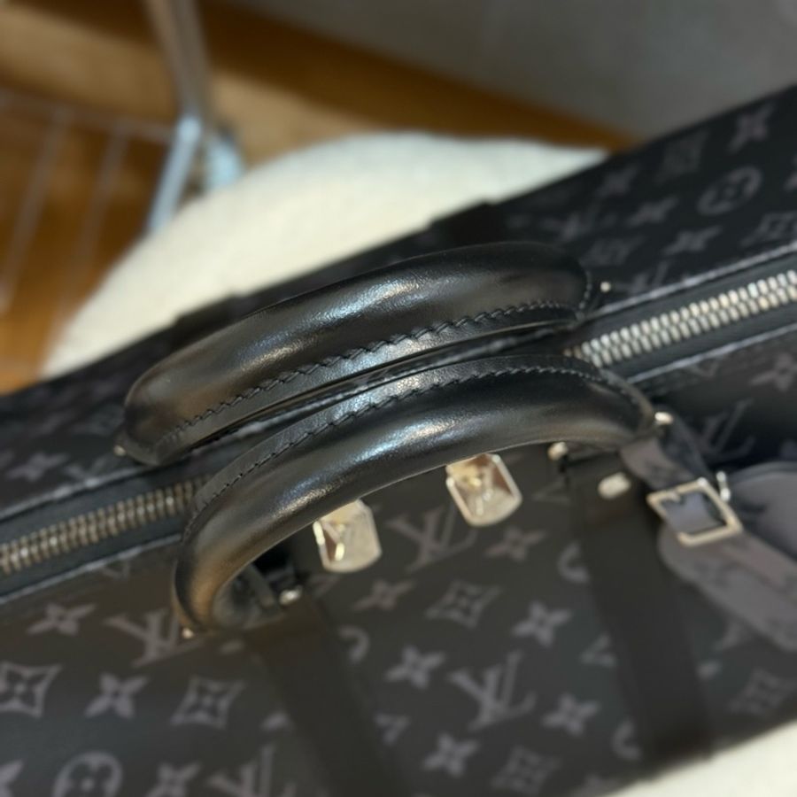(保留中)Lv keepall35 黑武士 ✨最新晶片款-14