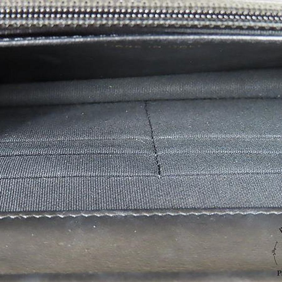 【巴黎站二手名牌專賣店】＊現貨＊CHANEL 香奈兒 真品＊經典BOY WOC黑色荔枝菱格牛皮霧金釦金鍊肩背包-3
