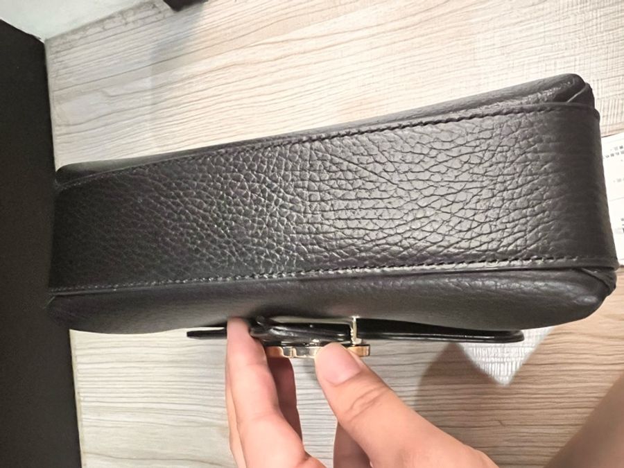 《出清換現金‼️》 Gucci 黑色雙logo蛋糕斜背包/黑色/鏈條包-2