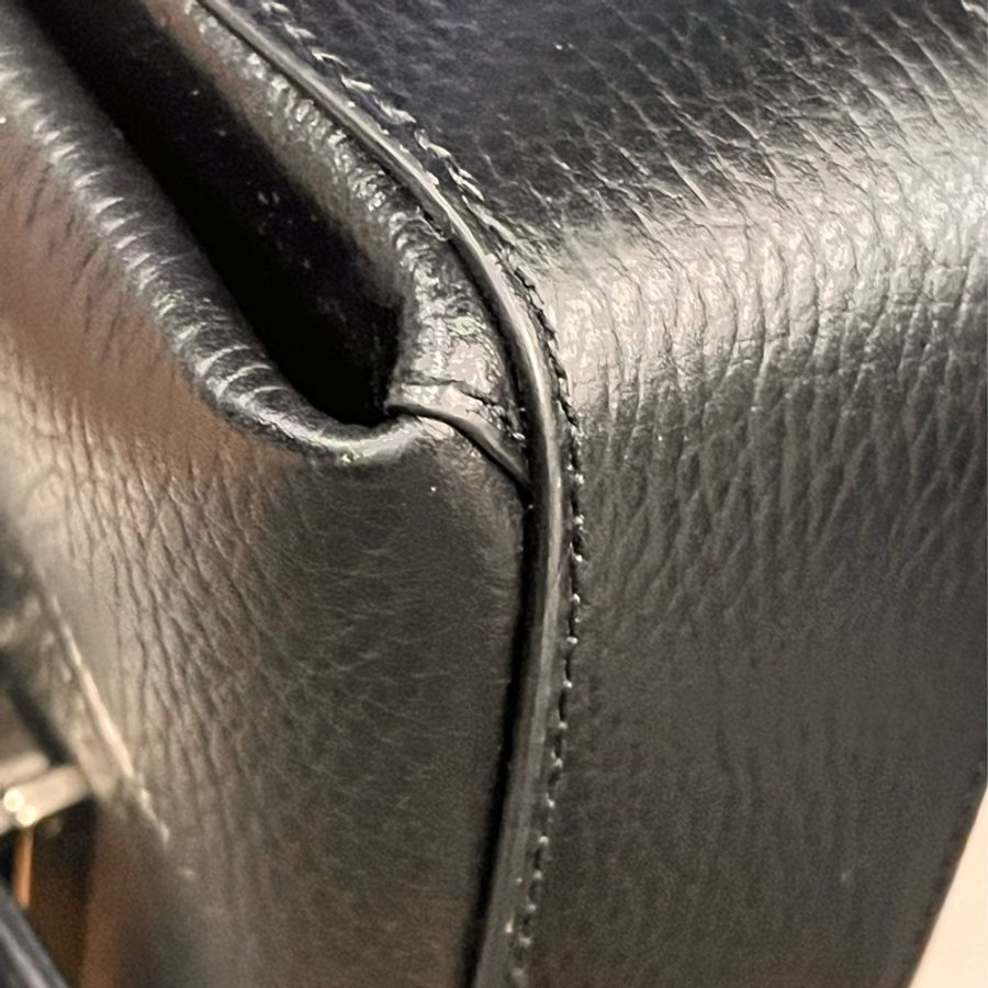 《出清換現金‼️》 Gucci 黑色雙logo蛋糕斜背包/黑色/鏈條包-7