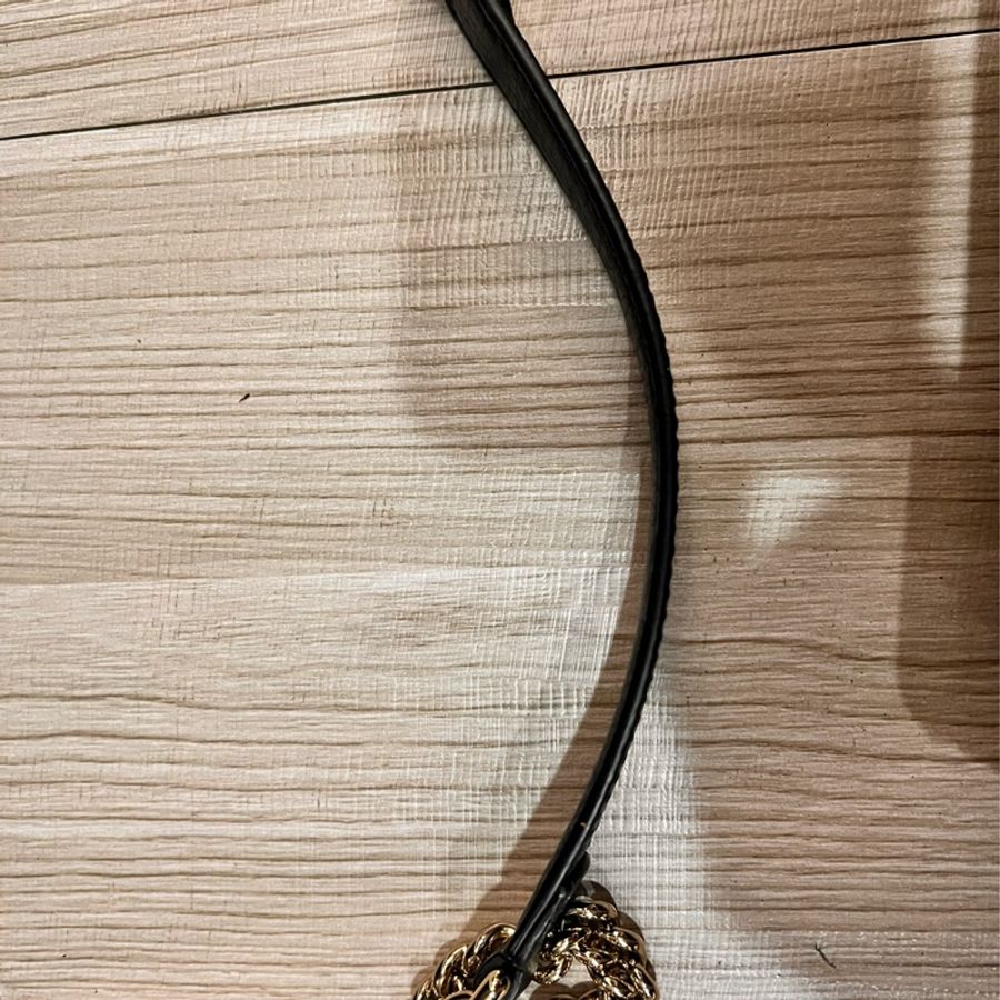 《出清換現金‼️》 Gucci 黑色雙logo蛋糕斜背包/黑色/鏈條包-31