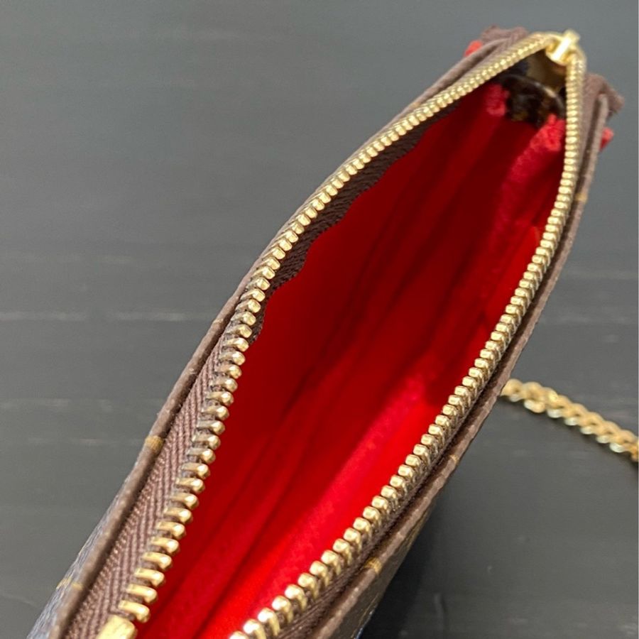 LV mini小麻將包 聖誕節限量款 尺寸約15.5*10 可自配鏈條斜垮-5
